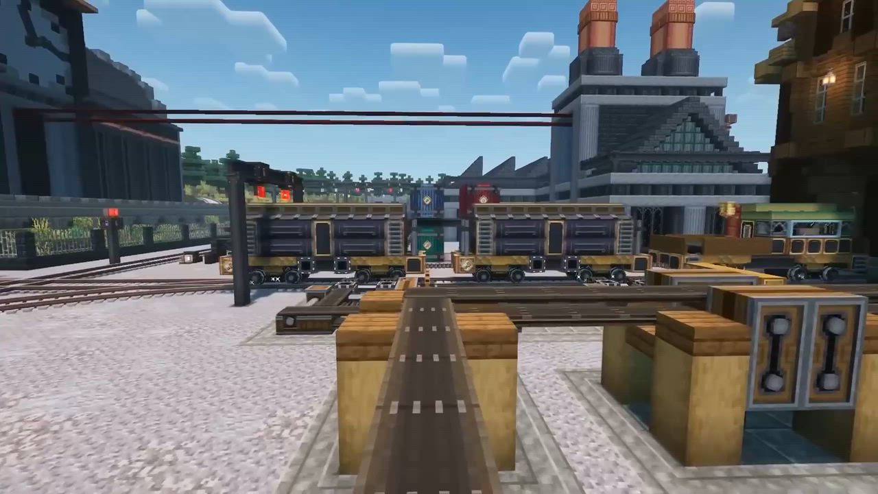 Автоматизированное производство с модом Create